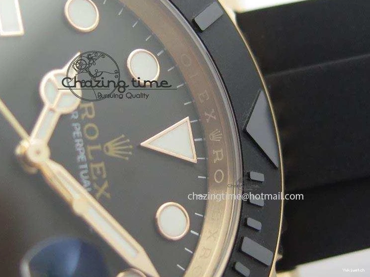 Strap Bezel Extra Strap) 116655 Black Rubber Edition (Free A2836 On 1:1 Noob Ceramic Best Black Yacht-Master 0323